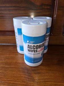 3 New Container of Alcohol Wipes