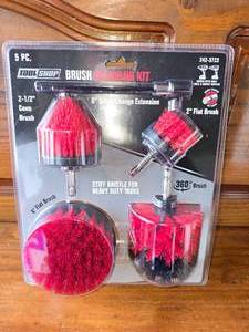 5 Piece Brush Cleaning Kit (RED) NEW