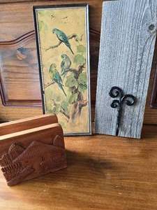 Bird Wall Hanging, Coat Hook, Napkin Holder