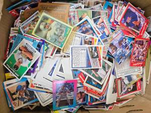 A Banana Box Full of Sports Cards and Wheaties Boxes
