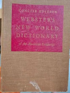 Concise Edition New World Dictionary 1954