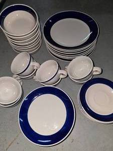 NEW 8 Piece Dishes Set, Plates, Cups, Bowls, Tea Plates and Small Plates