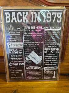 Large Birthday 1975 Card, and Gaming Novelty Socks