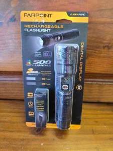 Far Point Rechargeable Flashlight 500 Lumos