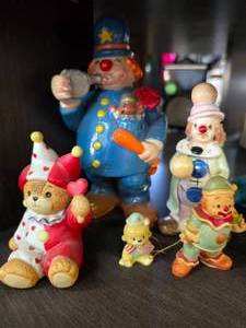 4 Clowns, One is an Officer Clown