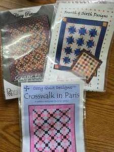 Crosswalk in Paris and 2 other Quilting Patterns