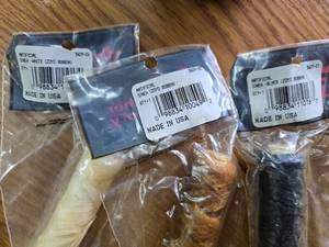 Blue Leather Thread and Sinew 20 Yard Bobbins (3)