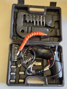 Cordless Drill Set with Accessories and USB Charger