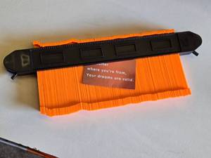 Contour Gauge Duplicator Tool with Measuring Scale
