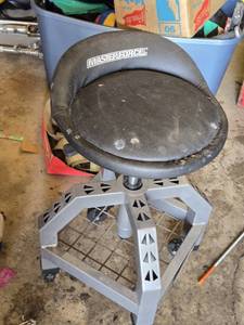 Masterforce Shop Stool with Wheels