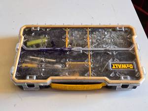 DeWalt Tool Organizer with Various Tools and Hardware