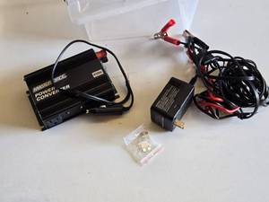 Masterforce 410W Power Converter, Battery Charger and Accessories