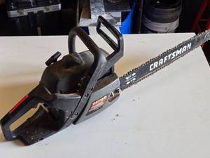 Craftsman Turbo Air Cleaning 18-Inch Chainsaw - Has compression
