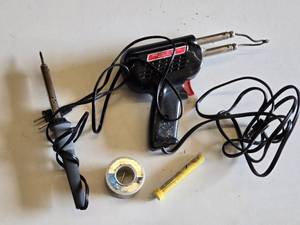 Weller D550 Soldering Gun and Accessories including Soldering Iron and Solder Roll
