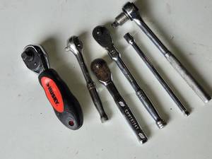 Lot of Ratchet Wrenches and Extensions