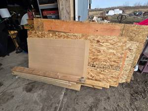 OSB and Plywood Sheets with Dimensional Lumber