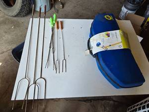 Croquet Set with Roasting Forks