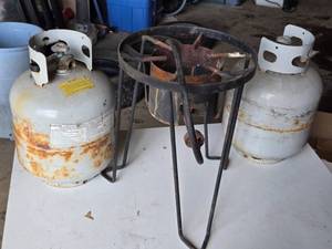Propane Tanks and Outdoor Cooker
