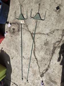 Green Esteem 96 Heavy Duty Single Shepherd Hook  Bird House Poles