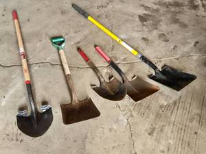 Lot of Shovels