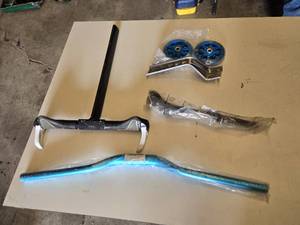 Bicycle Parts and Accessories Including Handlebars, Wheels, and Grips