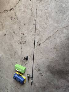 Shakespeare Ugly Stik GX2 Fishing Rod and Reels with Tackle Boxes and Accessories