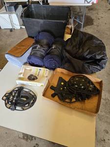 Yaktrax Spikes, blankets, and miscellaneous outdoor gear