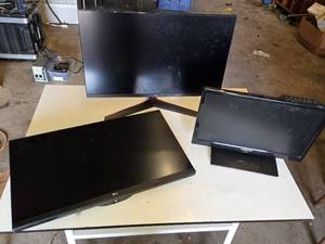 LG and Element Monitors including Model ELEFW195 and 27GL63T-B - Power On No Other Functions Tested