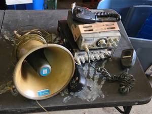 Fanon Public Address Loudspeaker and Cobra SoundTracker CB Radio and Audicom 23 CB Radio