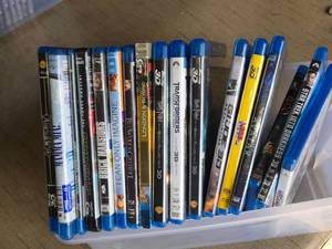 Blu-ray and DVD Movie Collection including Narnia, Star Wars, and Avatar