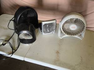 Honeywell and Vornado Fans with Heater