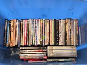 Lot of DVD Movies including The Purge, Die Hard, and Avatar, among others