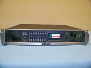 QSC CXD8.4Q 8-Channel 500W Network Amplifier / Amp