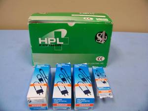 USHIO HPL 575115V Long Life and Osram Halogen Lightbulbs  Optic Lamps - NEW IN BOX