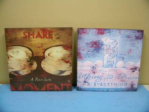 Share and Dream Artwork on Canvas