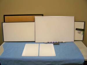 Various White Boards, Bulletin Board and Blank Signs