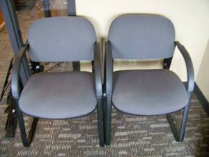 (2) Reception Area  Office  Conference Room Chairs