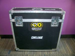 Omega Heavy-Duty Road  Travel Case with (2) Dolly Wheels, Heavy-Duty Handles  Clasps and Foamed Inside