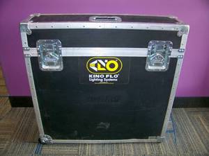 Omega Heavy-Duty Road  Travel Case with (2) Dolly Wheels, Heavy-Duty Handles  Clasps and Foamed Inside