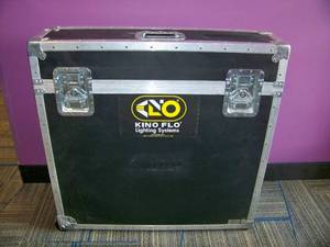 Omega Heavy-Duty Road  Travel Case with (2) Dolly Wheels, Heavy-Duty Handles  Clasps and Foamed Inside
