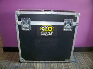 Omega Heavy-Duty Road  Travel Case with (2) Dolly Wheels, Heavy-Duty Handles  Clasps and Foamed Inside