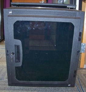 Middle Atlantic DWR-12-17PD Sectional Wall Mount Rack with Plexi Front Door