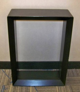 Black Wooden Accent  End Table