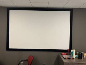 DA-LITE 113 Diagonal Snap Fixed Frame Movie  Projection Screen