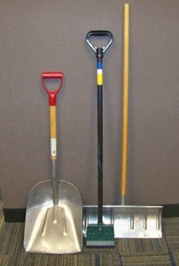Scoop Shovel, Snow Shovel and 7 Ice Scraper