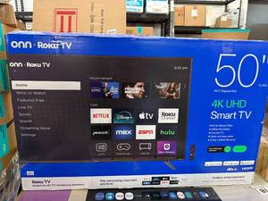 50 Onn R4K Roku Smart Tv