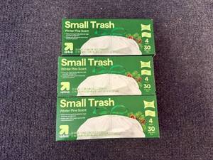 3 Packs Of Small Trash Bags