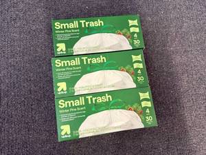 3 Packs Of Small Trash Bags