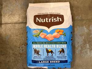 14Lb Bag Of Nutrish Large Breed Dog Food