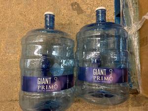 2 X 5Gal Primo Water Jugs